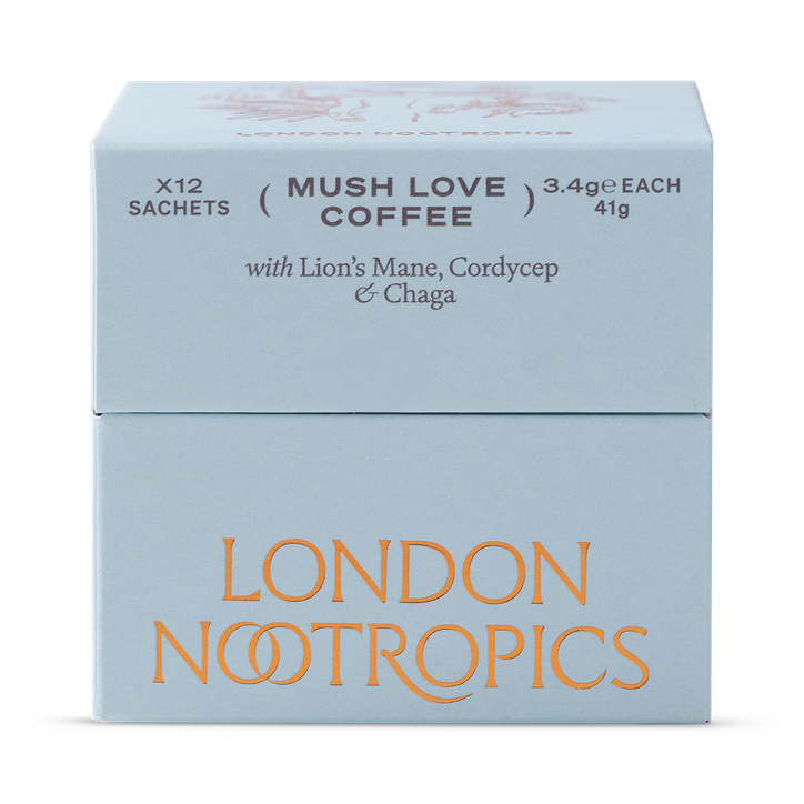 London Nootropics Adaptogenic Mush Love Coffee 12 Sachets